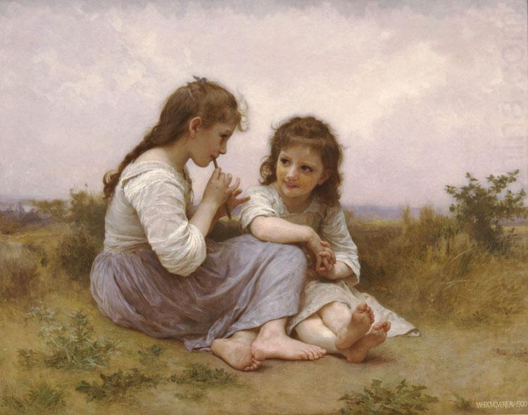 Childhood Idyll  (mk26), Adolphe William Bouguereau